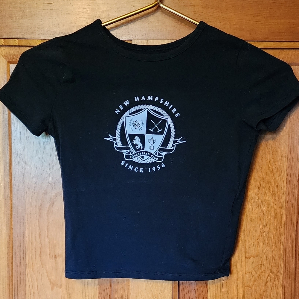 Black Hollister Crop Top